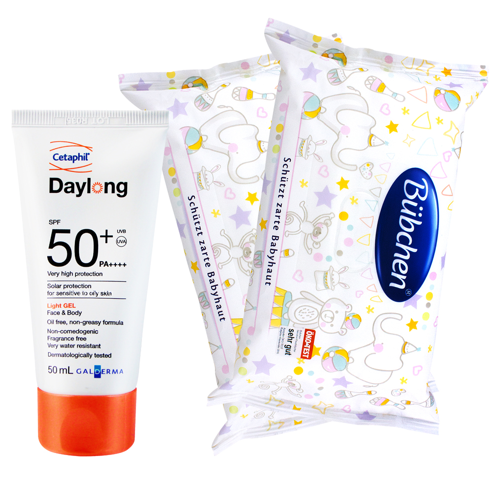 Cetaphil舒特膚 全日護高效防曬凝露SPF50 50ml(加贈組)