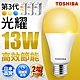 Toshiba東芝 第三代  光耀13W 高效能LED燈泡 日本設計(白光/自然光/黃光) 1入 product thumbnail 6