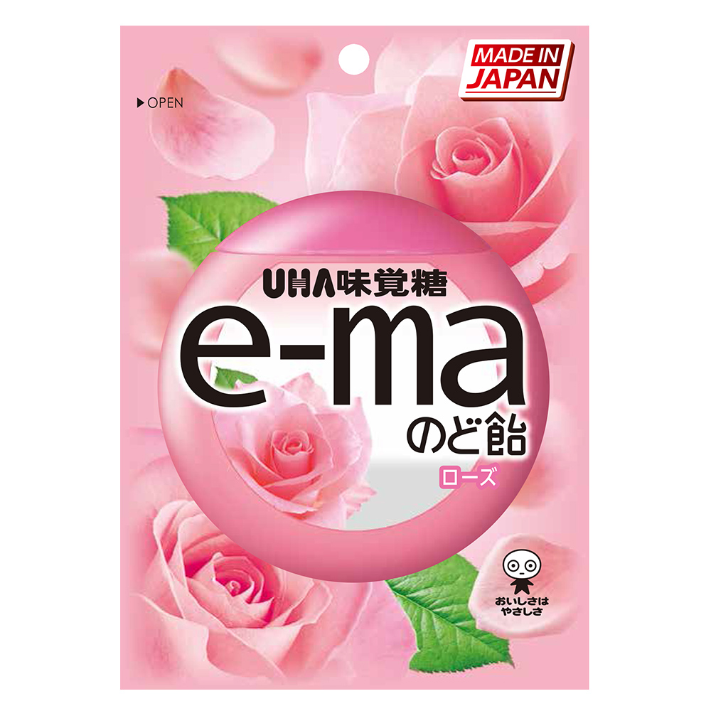 味覺糖 e-ma喉糖-玫瑰味(50g)