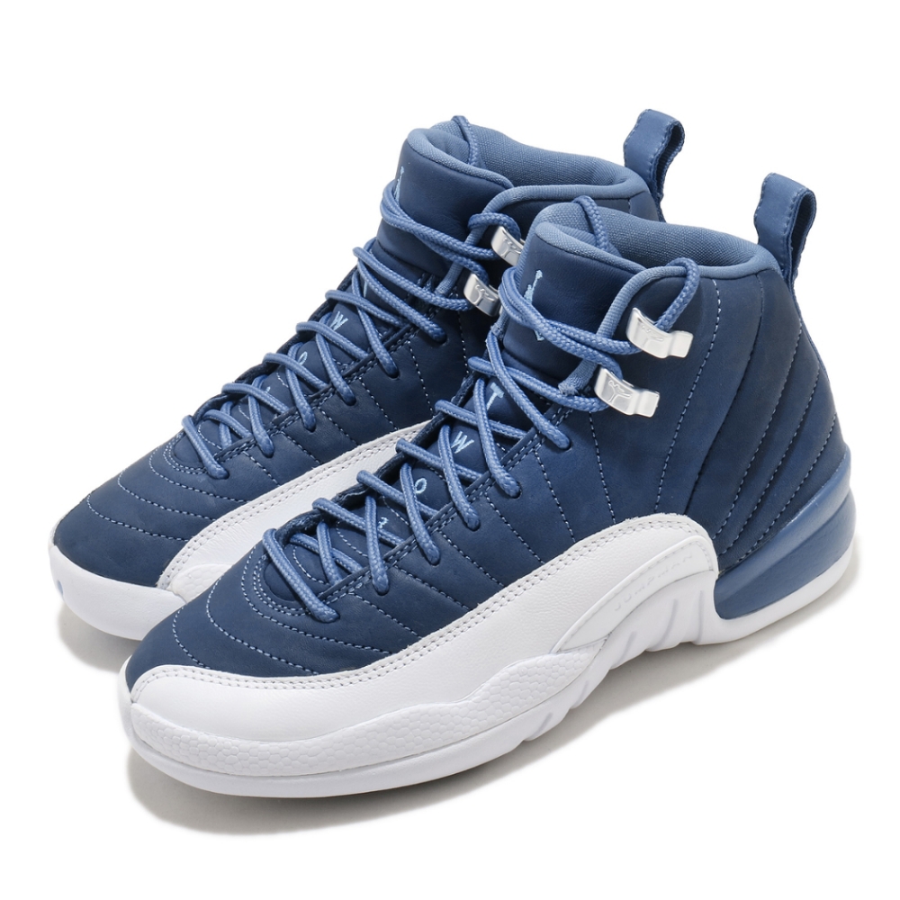 Nike 籃球鞋 Air Jordan 12 Retro 女鞋 經典款 AJ12 復刻 大童 球鞋 穿搭 藍 白 DB5595404