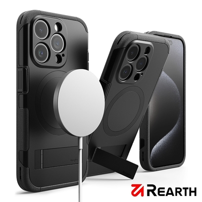 Rearth Apple iPhone 15 Pro (Ringke Alles) 磁吸立架保護殼