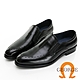 【GEORGE 喬治皮鞋】Amber系列 真皮漸層刷色沖孔懶人紳士鞋 -黑 235002BR10 product thumbnail 1