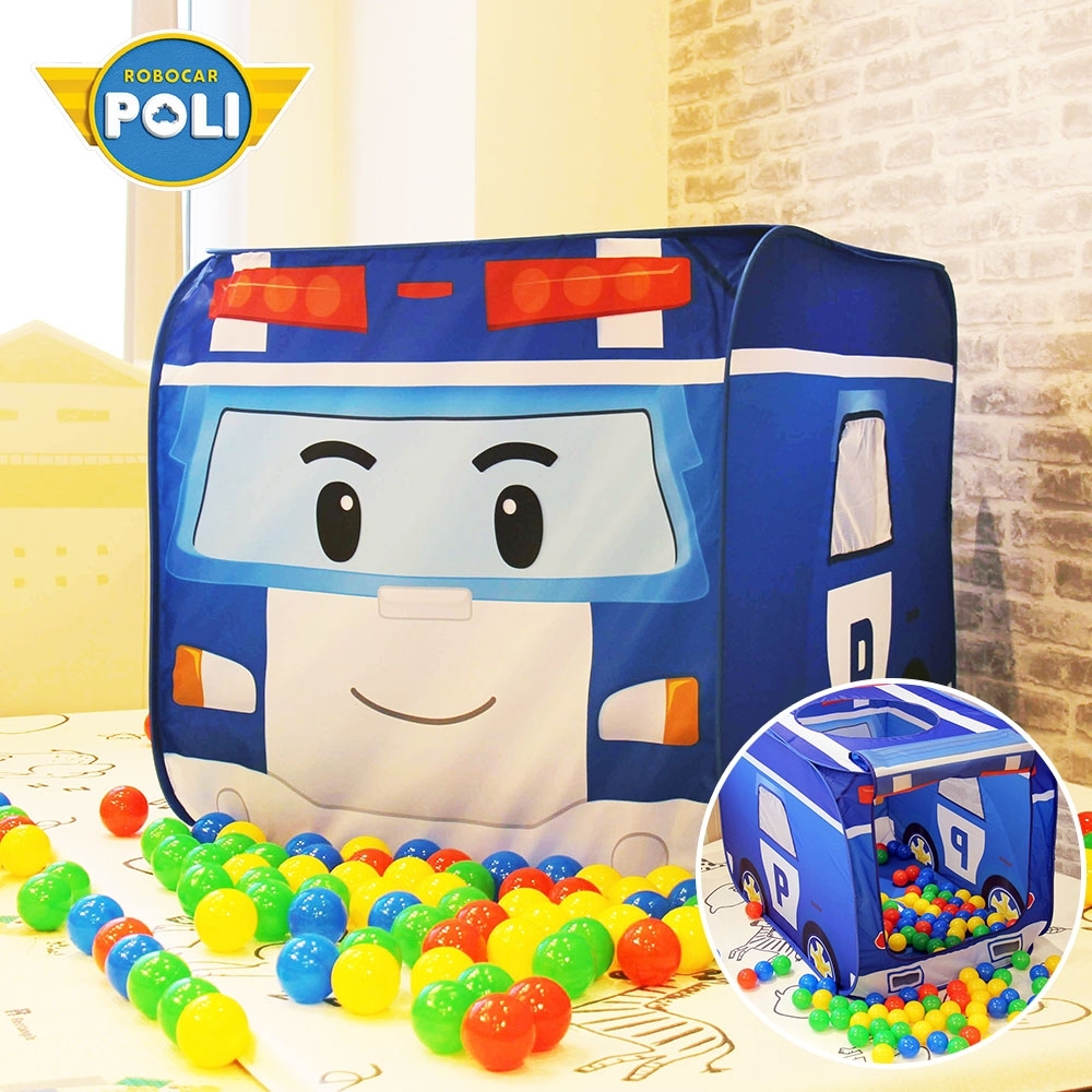 【nunuKIDS】Poli 波力球池帳篷二合一遊戲屋(含50顆遊戲球) - 波力