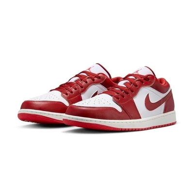 Nike Air Jordan 1 Low Bube red 勃根地酒紅 GS 紅白 休閒鞋 大童鞋 FJ3465-160