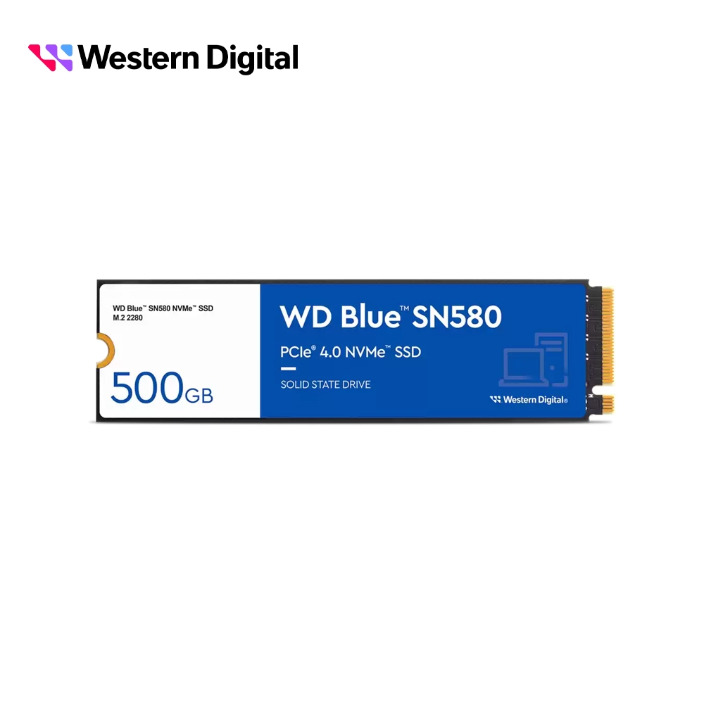 WD 藍標 SN580 500GB M.2 PCIe 4.0 NVMe SSD