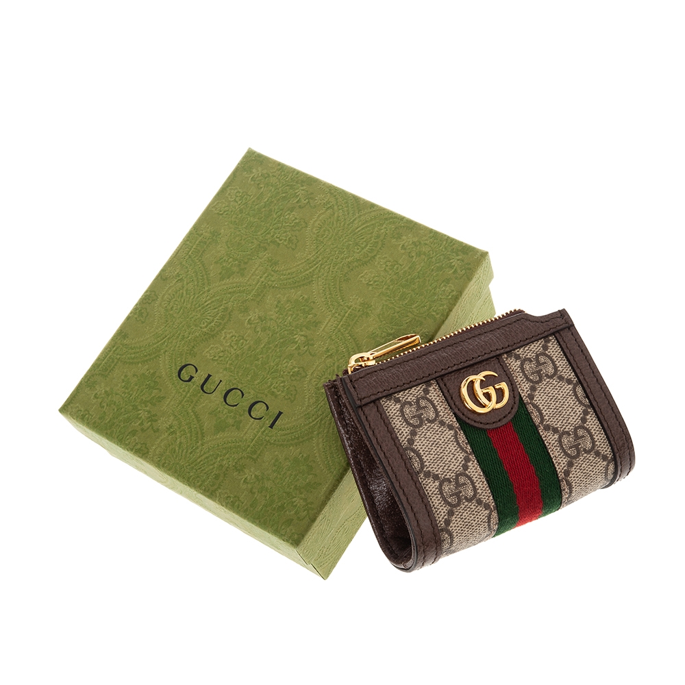 Shop GUCCI Ophidia Ophidia key case (671722) by gmichiko