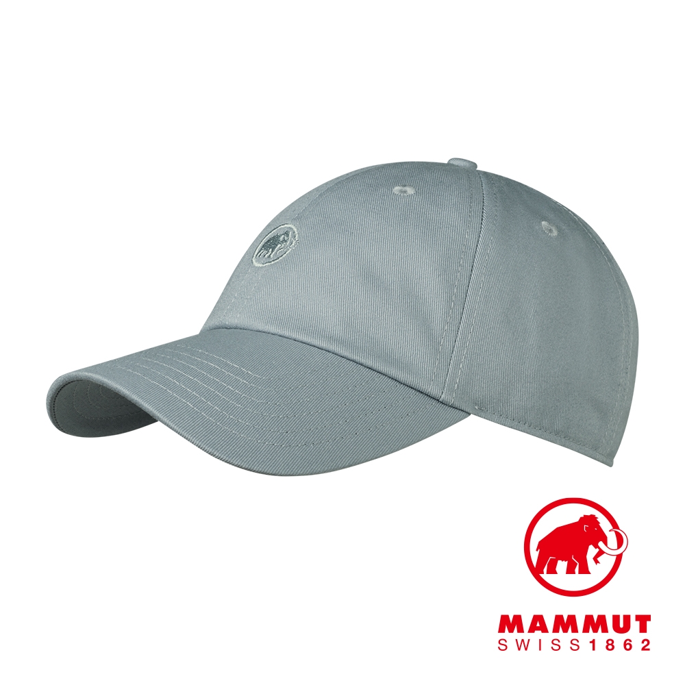 【Mammut 長毛象】Baseball Cap Mammut 經典棒球帽 花崗岩灰PRT1 #1191-00051