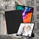 CITY 城市風 for iPad Pro 12.9(2020)/(2018) 共用 經典磁吸可三折Y折立架皮套-魅力黑 product thumbnail 2