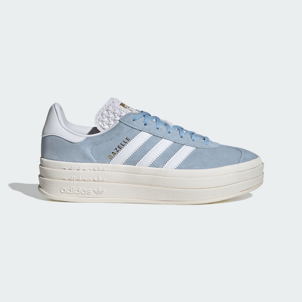 ADIDAS ORIGINALS GAZELLE BOLD W 女休閒鞋-藍白-ID6991 | 休閒鞋