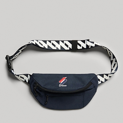 SUPERDRY 腰包 CODE ESS BUMBAG 海軍藍