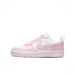 NIKE COURT BOROUGH LOW 2 SE (GS) 大童男女休閒鞋-白粉-DQ0492100