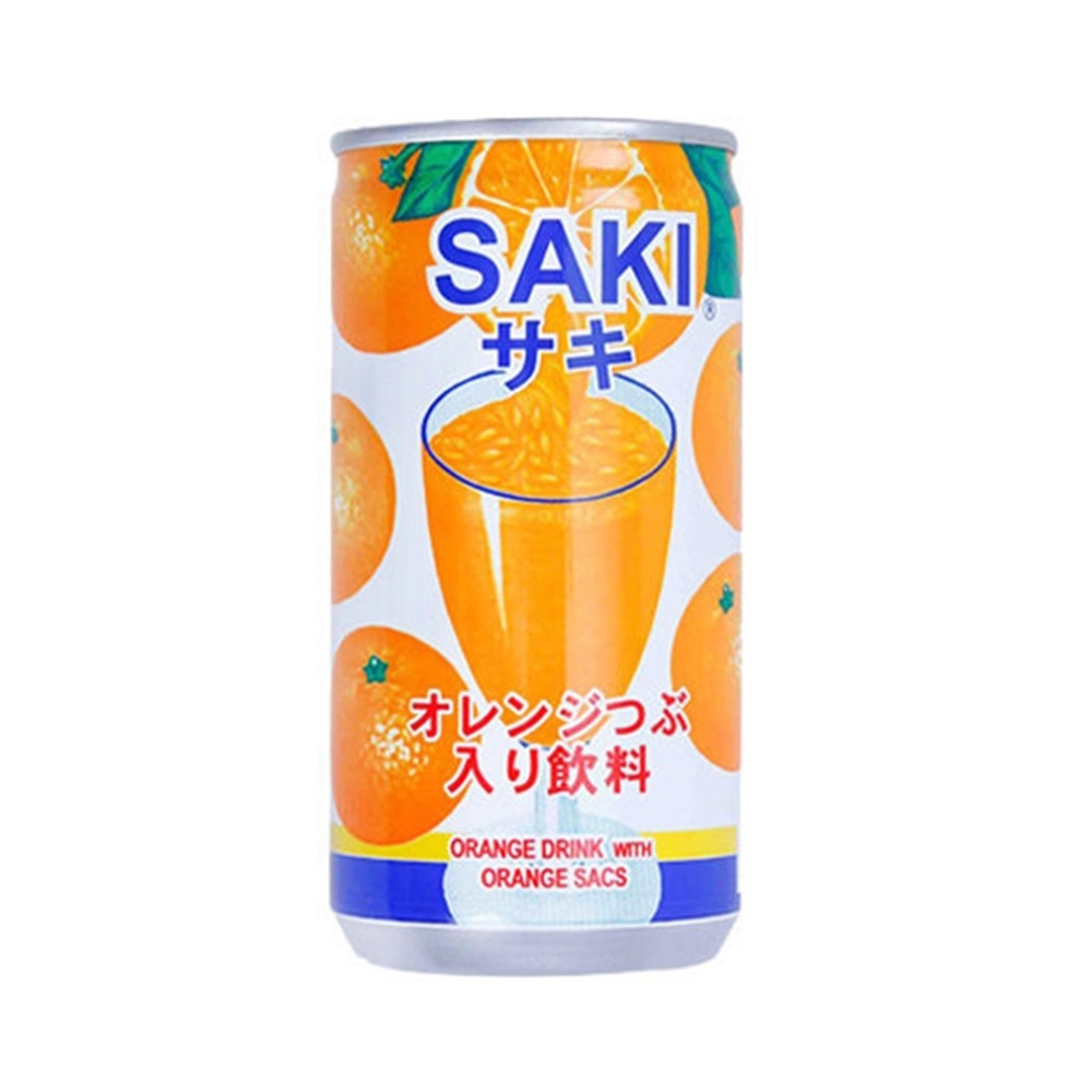 SAKI 橘子果粒汁(185ml)