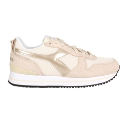 DIADORA 女原廠進口復古運動鞋-休閒 慢跑 DA178329-20012 米黃淺金