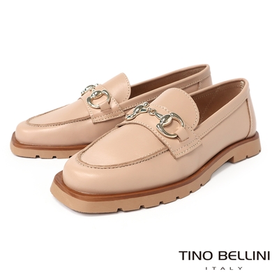 Tino Bellini 義大利進口馬銜扣樂福鞋FZLV005 (裸膚)