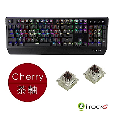 i-Rocks K60M PLUS RGB背光機械鍵盤-Cherry茶軸