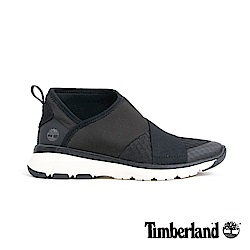 Timberland 女款黑色絨面皮革鬆緊帶休閒鞋