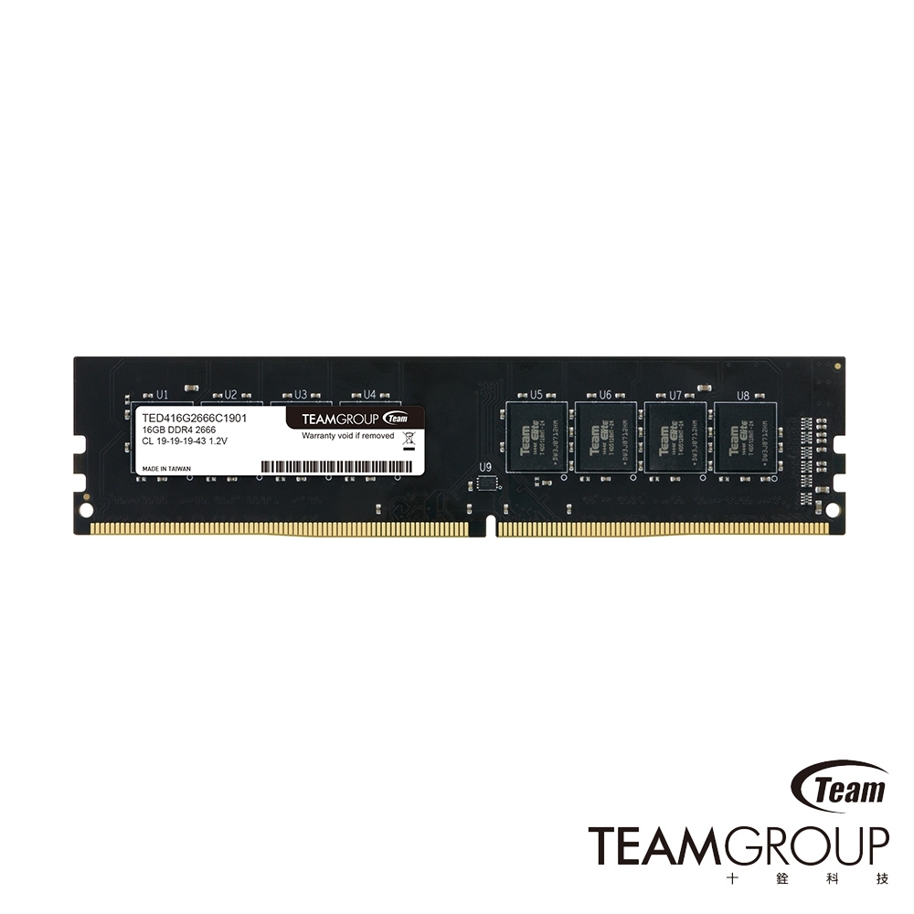 Team十銓 DDR4 2666 16G 桌上型記憶體