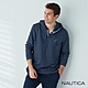 Nautica 男裝 舒適百搭休閒連帽長袖T恤-藍色 product thumbnail 1