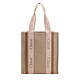 Chloe Woody tote bag 新款帆布直立托特包(粉色) product thumbnail 1