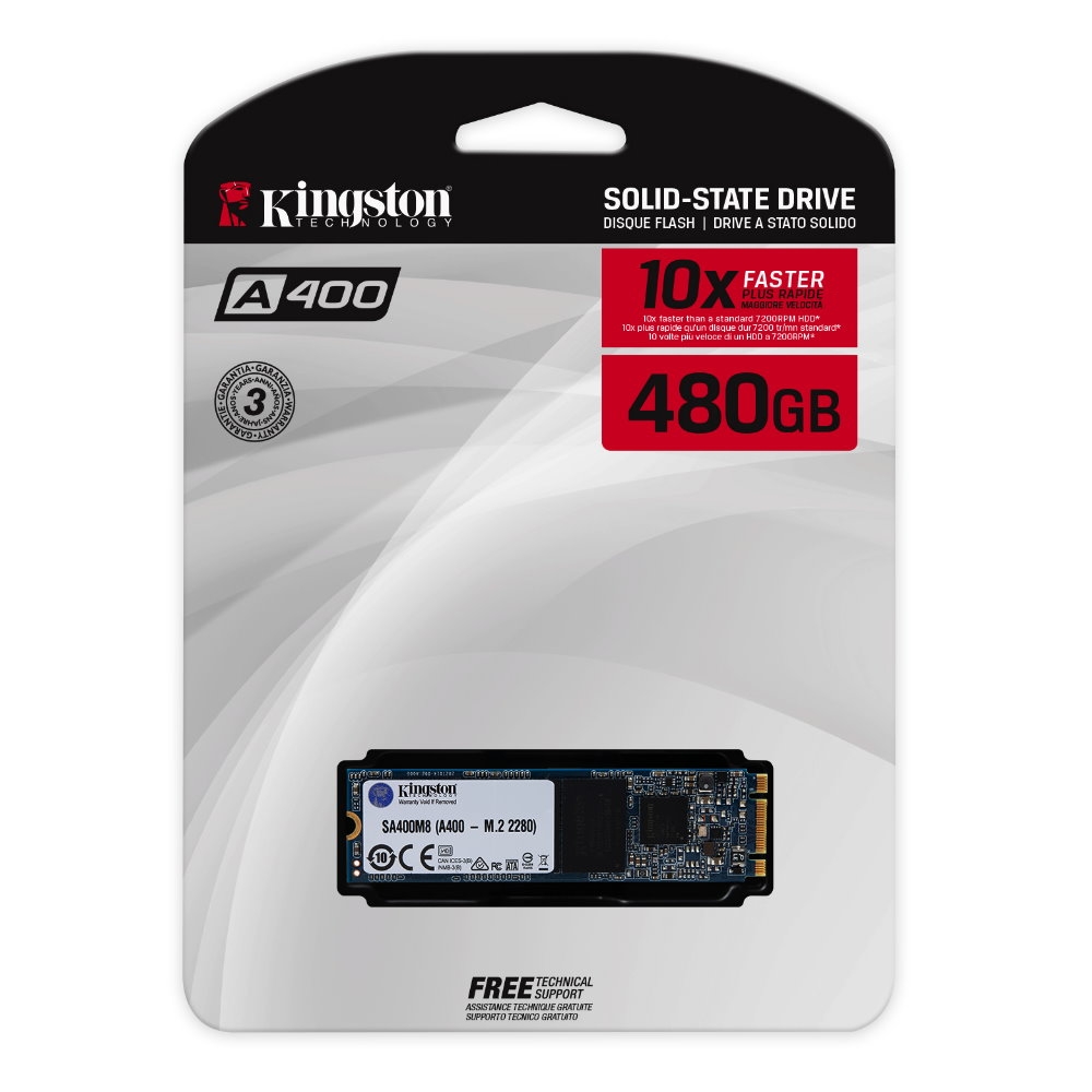 金士頓 Kingston SA400M8/480G M.2 2280 SATA 3 480GB SSD 固態硬碟