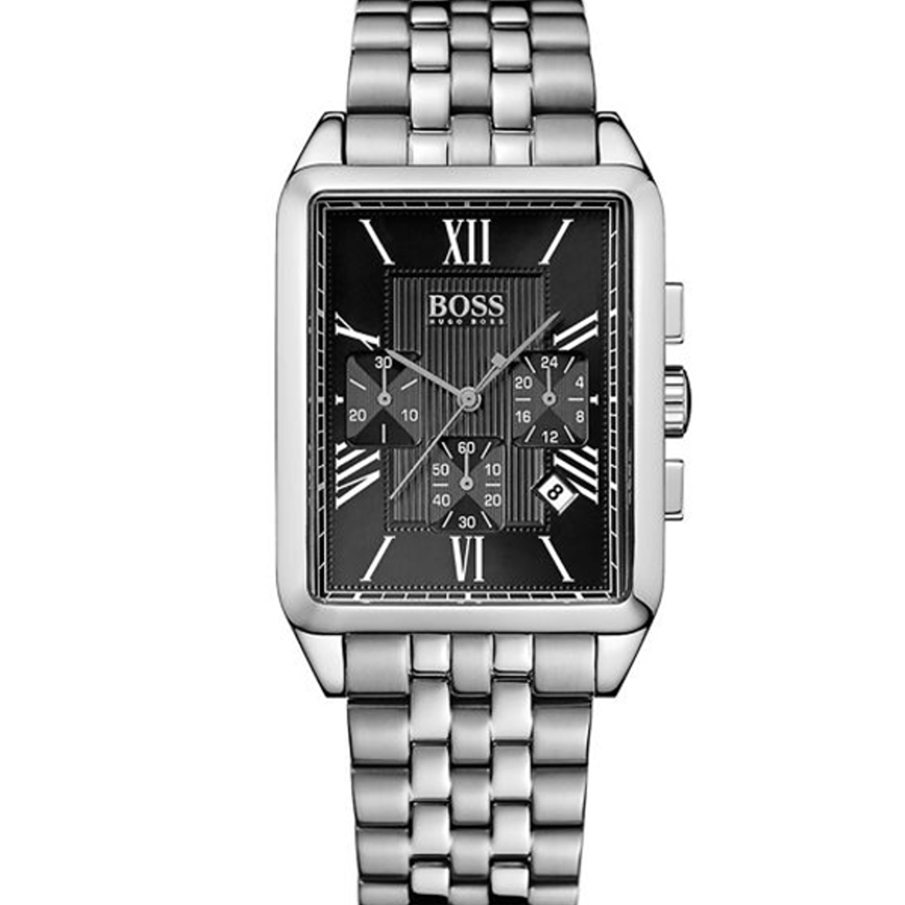 Hugo Boss Black簡約流線時尚錶/H1512576