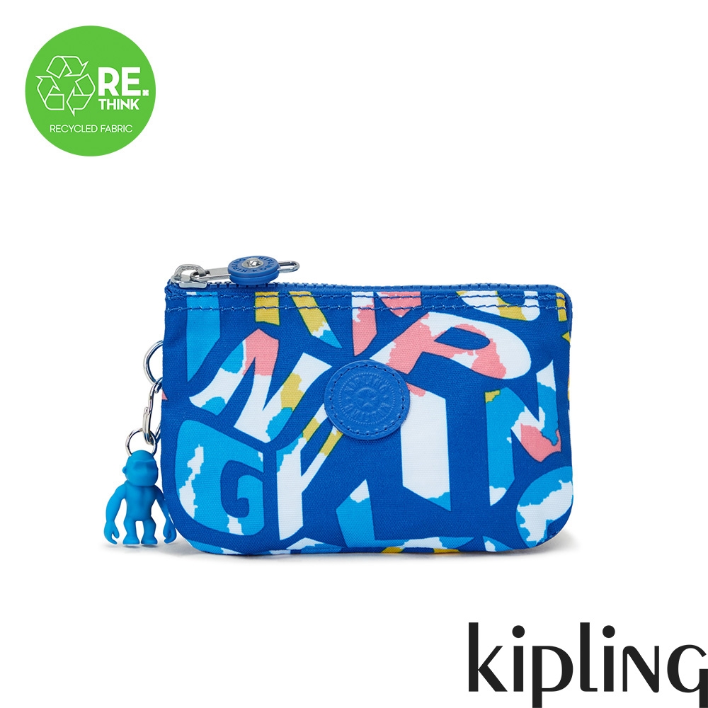 Kipling 品牌印象字母印花三夾層配件包-CREATIVITY S product image 1