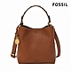 FOSSIL Jessie 真皮水桶包-咖啡色 ZB11002200 product thumbnail 1