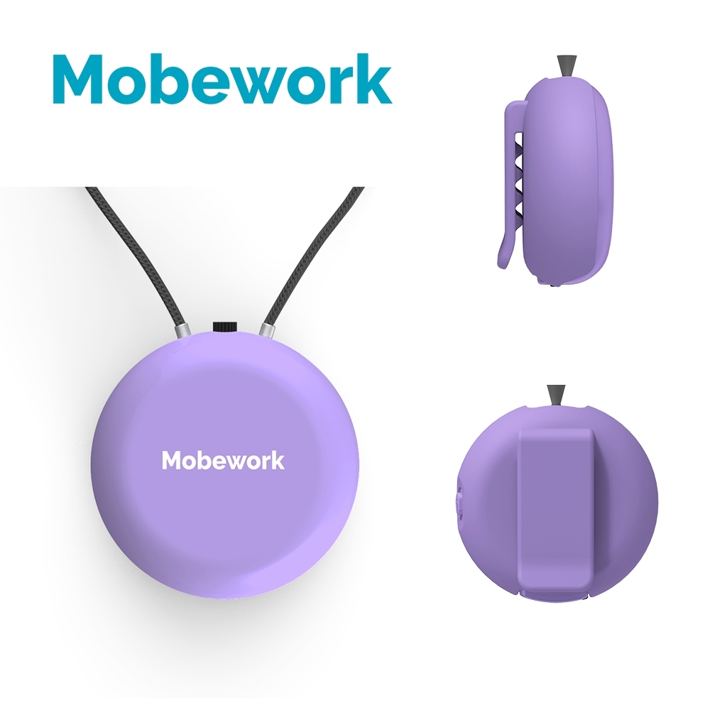 Mobework 負離子隨身空氣淨化器V2 Pro(紫)