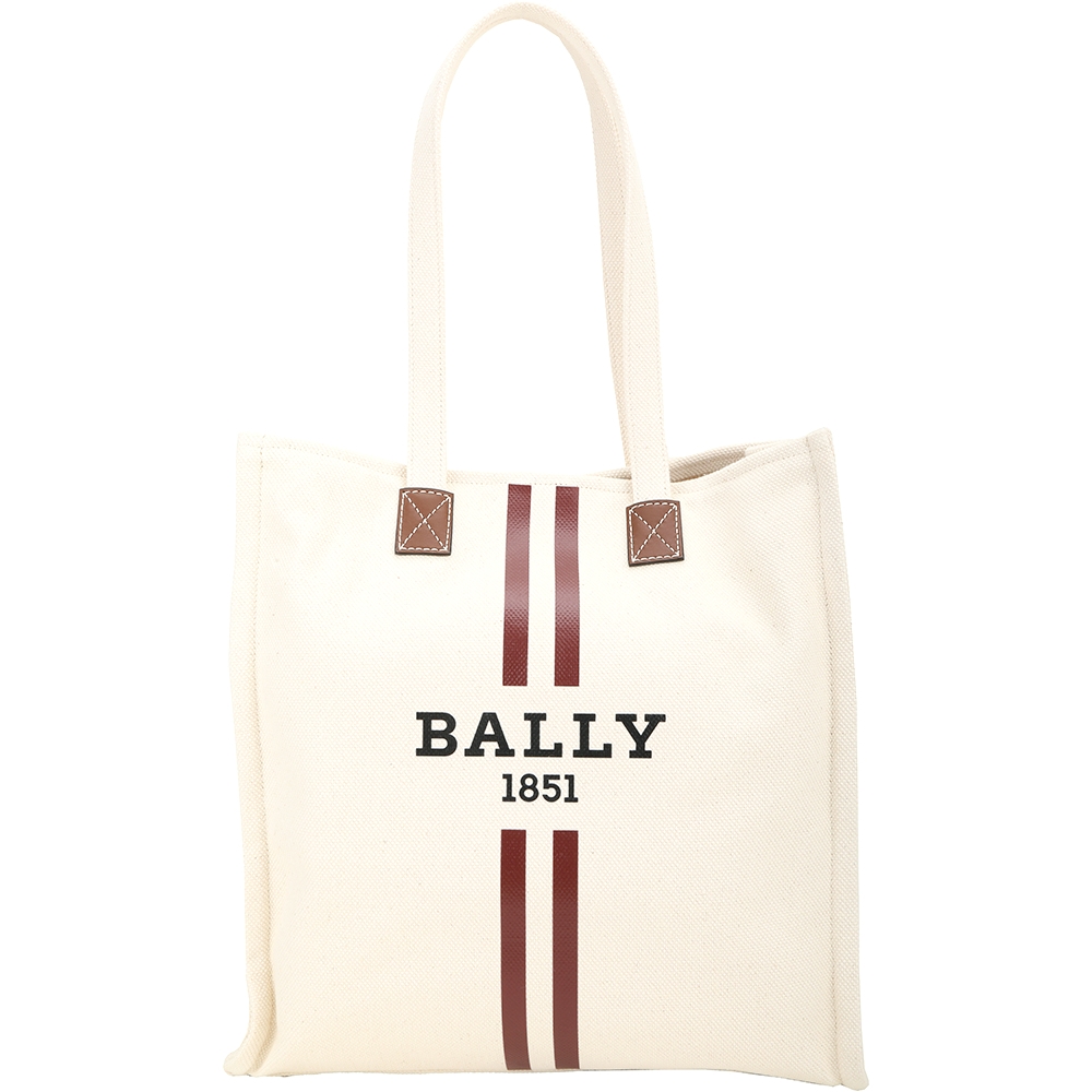 [專櫃$12,800] BALLY Crystalia 字母印花帆布托特包 product image 1