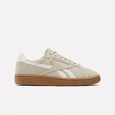 Reebok Club C Grounds Uk[100208145] 女 運動 休閒鞋 低調與奢華 皮革 絨面革 米棕