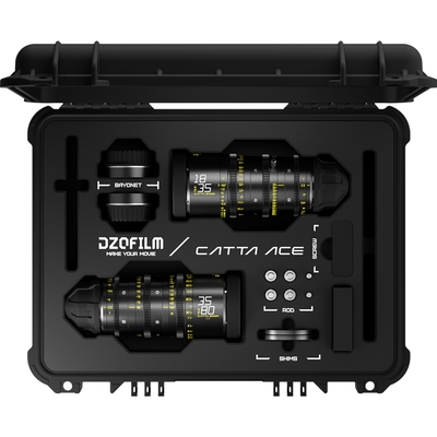 DZOFILM CATTA ZOOM 無邪系列 18-35mm + 35-80mm T2.9 全片幅變焦專業電影鏡頭套組 黑色 E-Mount