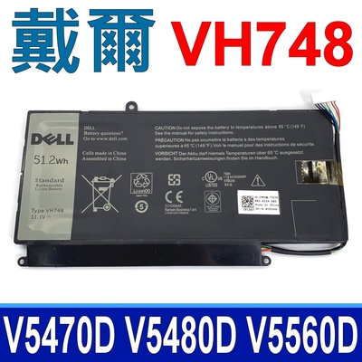 戴爾 DELL VH748 3芯 原廠電池 Dell Vostro V5560R 5460 5460D 5460R 5470 5470D 5480 5480D 5560 5560D 5560R