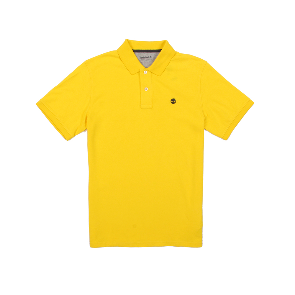 Timberland 男款亮黃色短袖 POLO衫 | A1S2NC88