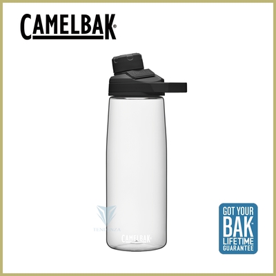 【美國CamelBak】750ml Chute Mag戶外運動水瓶 晶透白 CB2470101075