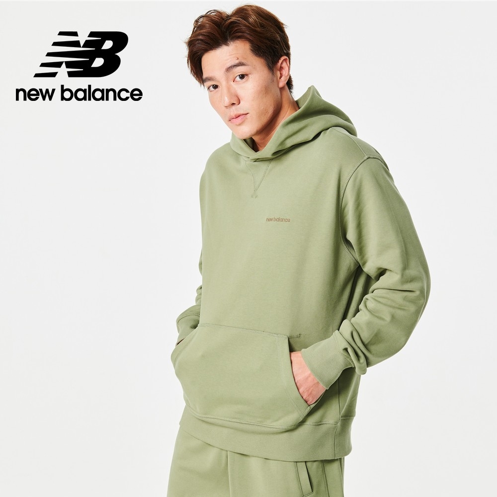 [New Balance]連帽長袖上衣_男性_抹茶綠_AMT23565OLF