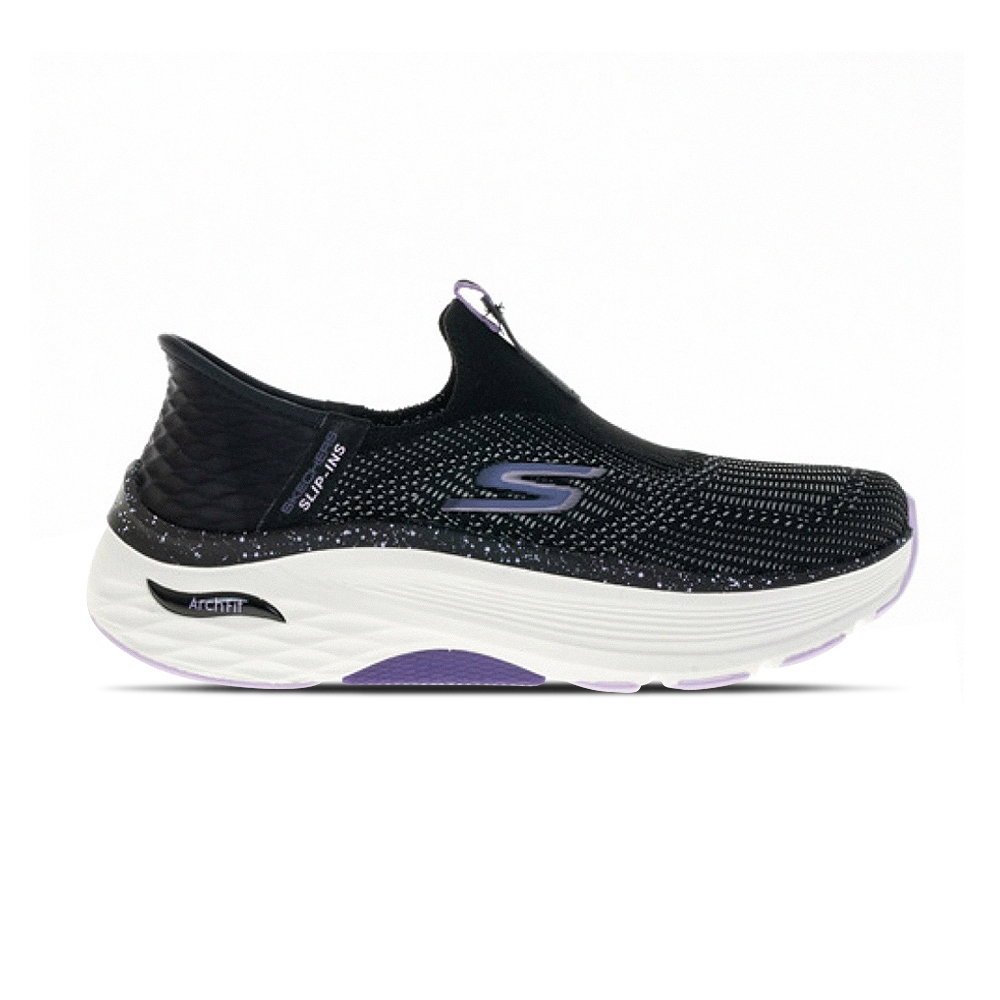 Skechers Max Cushioning Arch Fit 女鞋 黑紫色 瞬穿 足弓 休閒鞋 128924BKPR