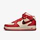 Nike Air Force 1 Mid 07 LX [DV0792-101] 男 休閒鞋 運動 經典 中筒 奶油白 紅 product thumbnail 1