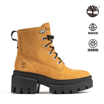 Timberland 女款小麥色磨砂革6吋綁帶靴|A41QK231