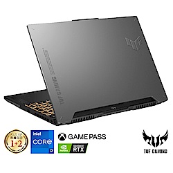 ASUS FX507ZV4 15.6吋電競筆電 (i7-12700H/RTX4060/16G/512G/御鐵灰/TUF Gaming F15)