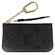 LV M80879 Monogram 黑色LV老花牛皮鑰匙零錢包 product thumbnail 1