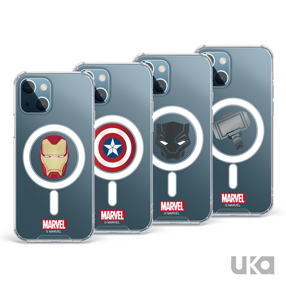 Marvel 漫威 iPhone 13 6.1吋 英雄系列磁吸防摔透明殼(4款)