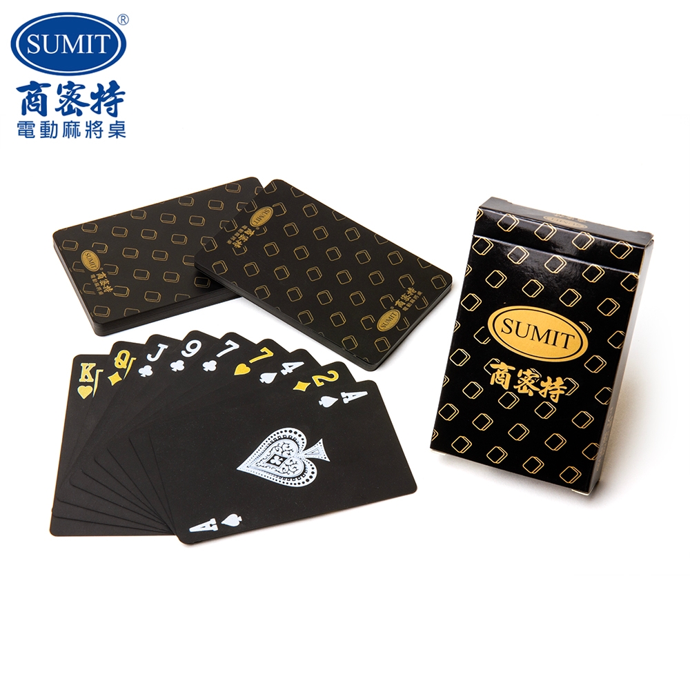 【商密特】PVC 黑金版 撲克牌(５盒入)