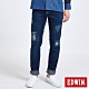 EDWIN 503 大尺碼 重加工 窄直筒牛仔褲-男-中古藍 product thumbnail 1