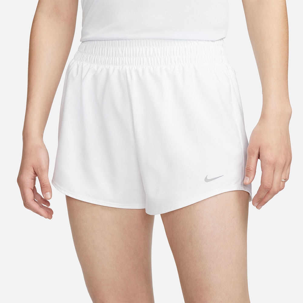 NIKE AS W NK ONE DF HR 3IN BR SHORT 女休閒運動短褲-白-DX6015100