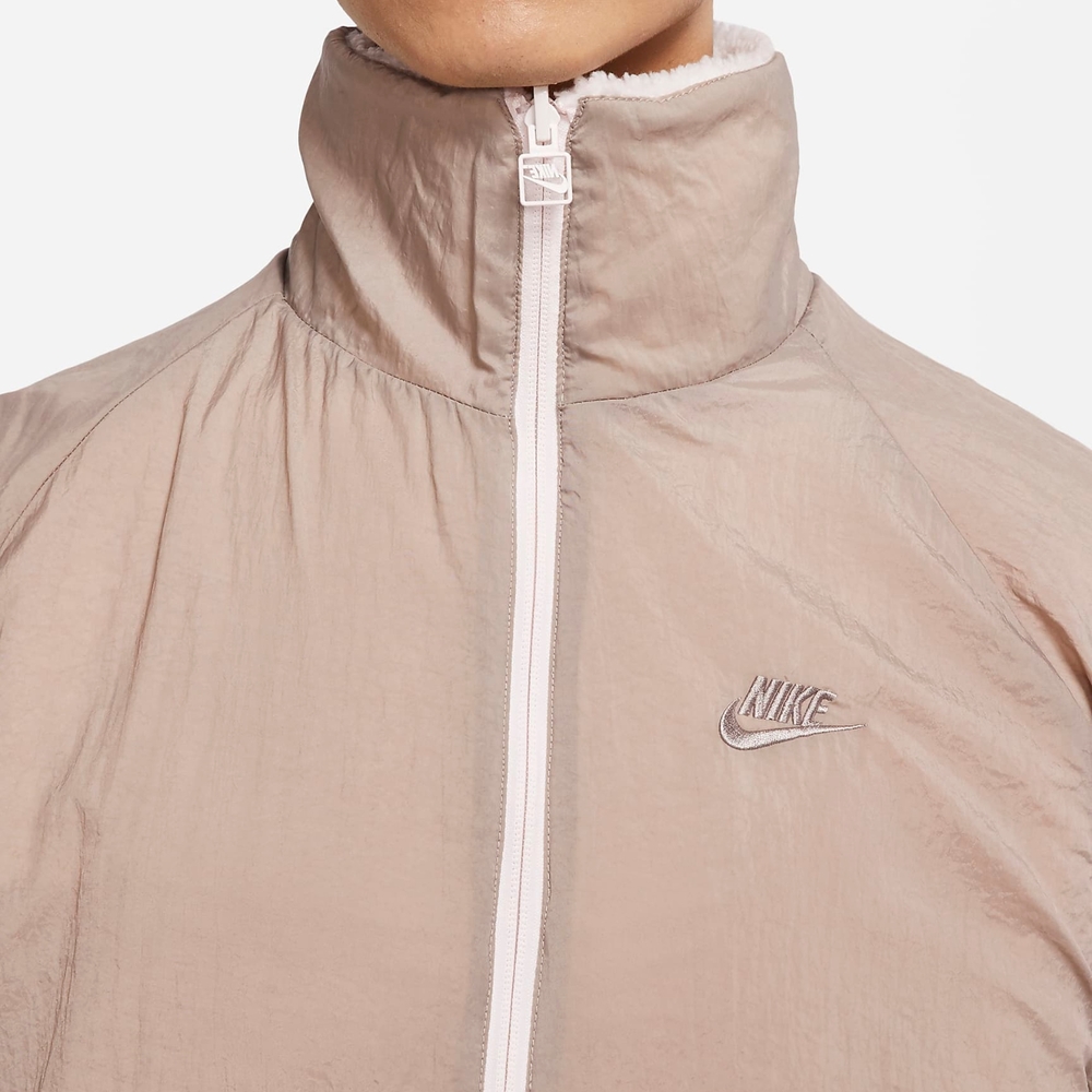 NIKE 外套雙面穿夾克毛料男粉BQ6546640 AS M NSW VW SWSH FULL ZIP JKT