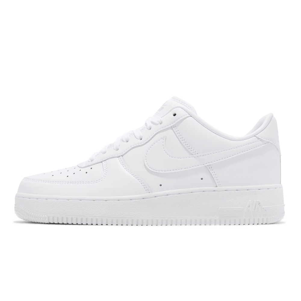 Nike 休閒鞋Air Force 1 07 Fresh 男女鞋白全白白For AF1 皮革經典