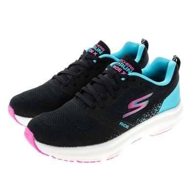 SKECHERS 競速慢跑鞋 女競速慢跑系列 GO RUN RIDE X - 172095BKMT