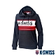 K-SWISS KS Logo Hoodie刷毛連帽上衣-女-黑 product thumbnail 1