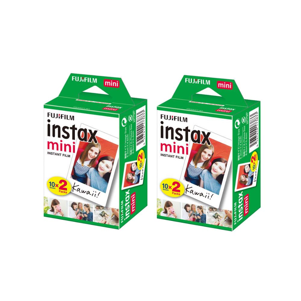 富士 instax mini 空白底片 2盒 (4入共40張)