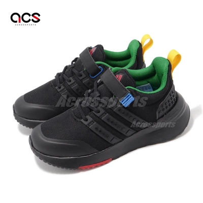 adidas X LEGO 慢跑鞋 LEGO Racer TR21 EL K 中童 黑 綠 小朋友 聯名 樂高 IF2889